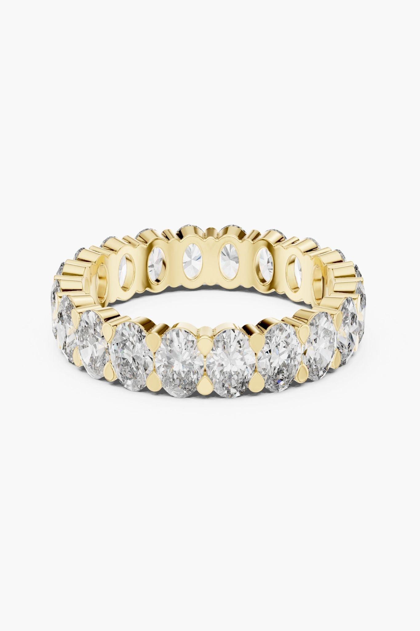 Oval Diamond Eternity Band