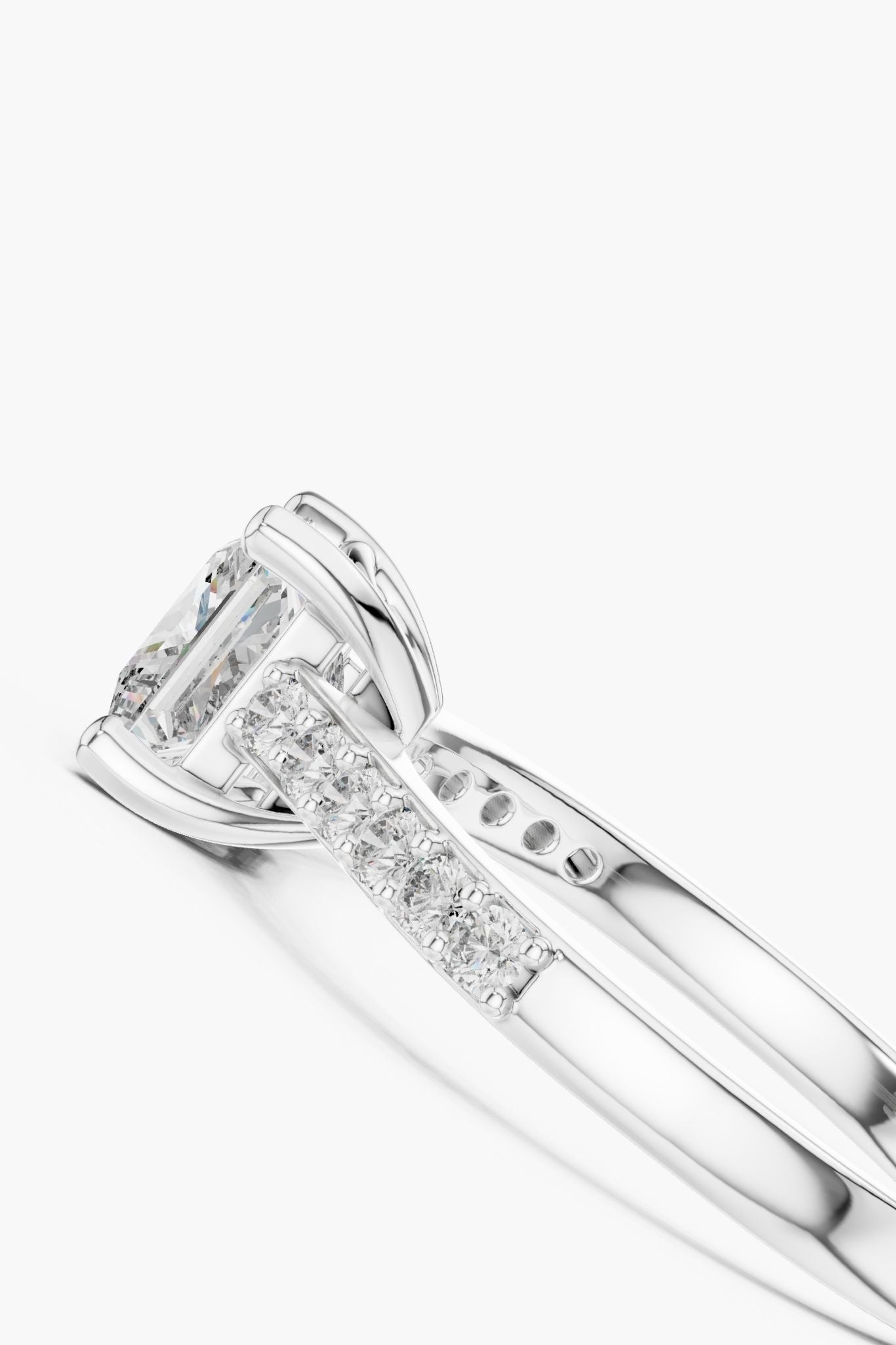 1ct Princess Solitaire Ring
