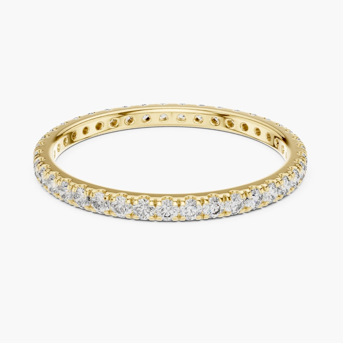 Round Eternity Pave Band