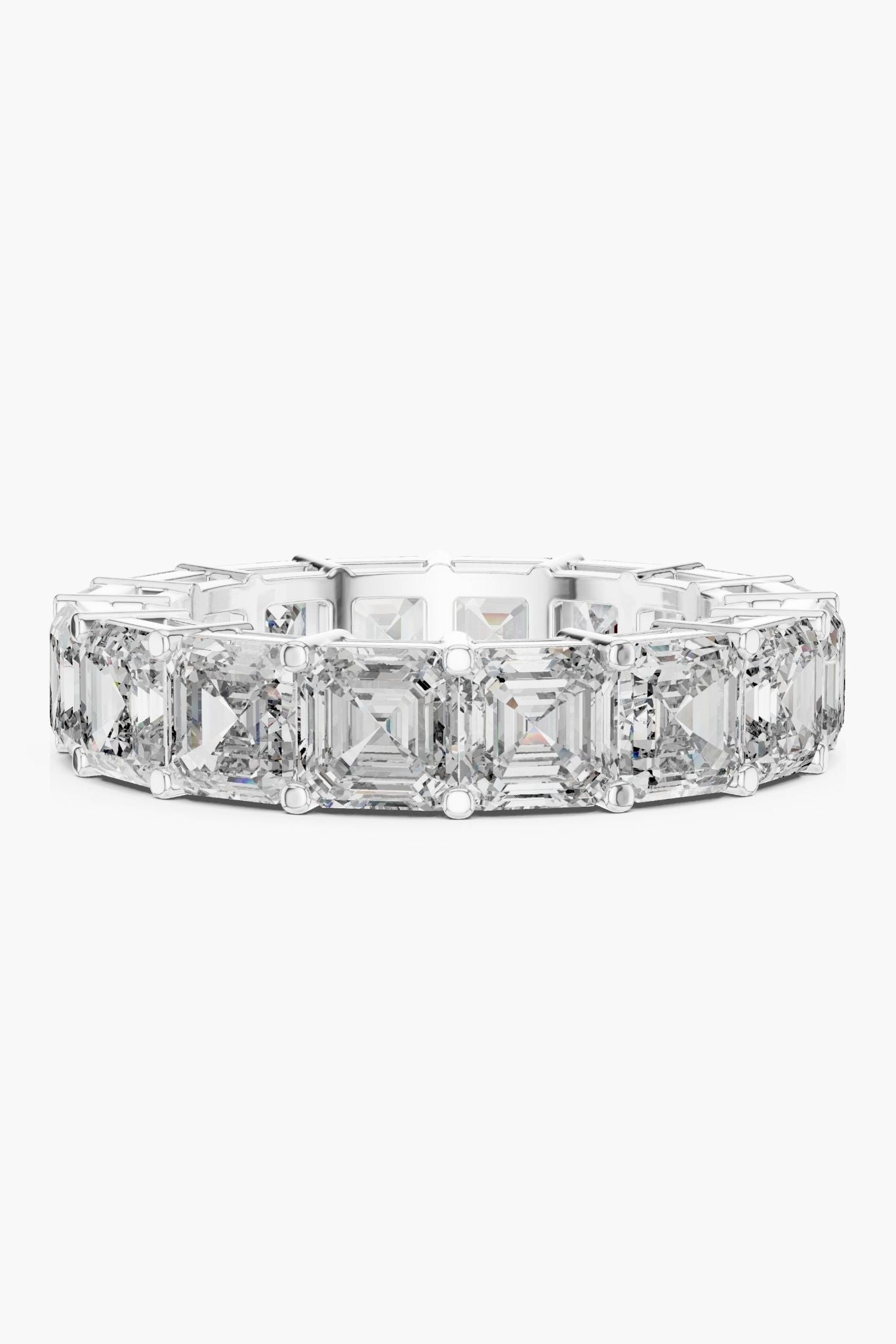 0.50 ct Emerald-Cut Diamond Eternity Band