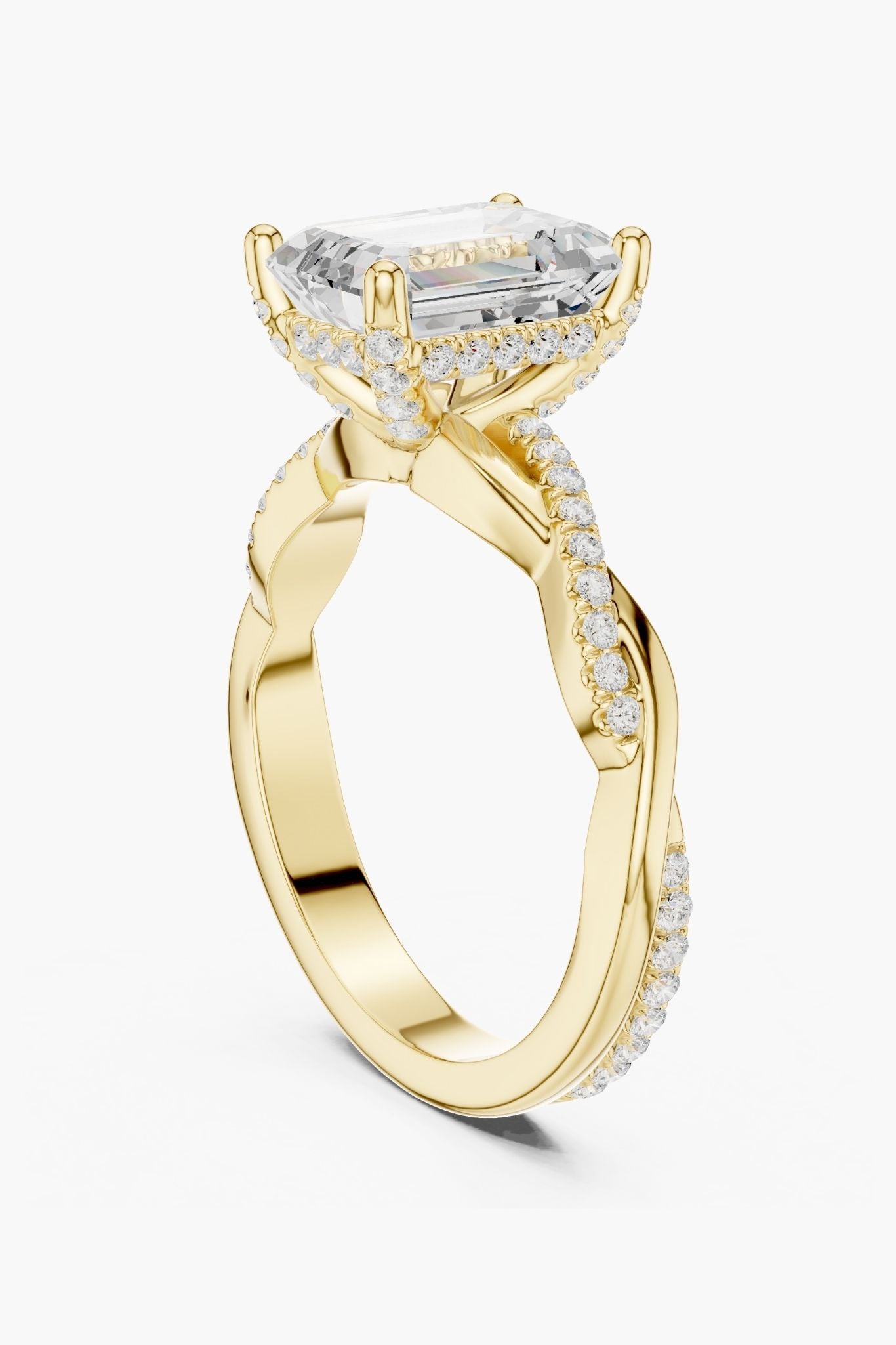 2ct Emerald Solitaire Ring