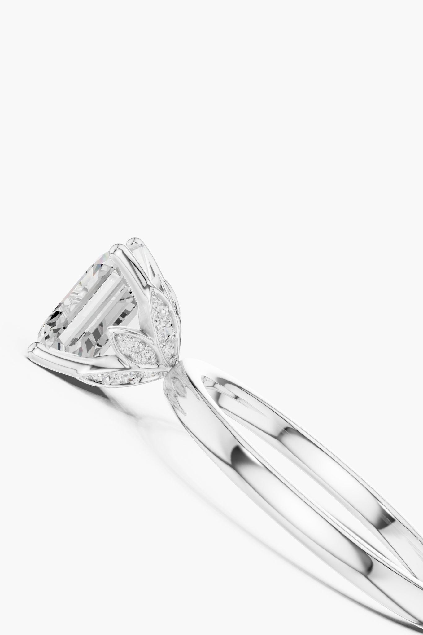 2ct Asscher Diamond Ring