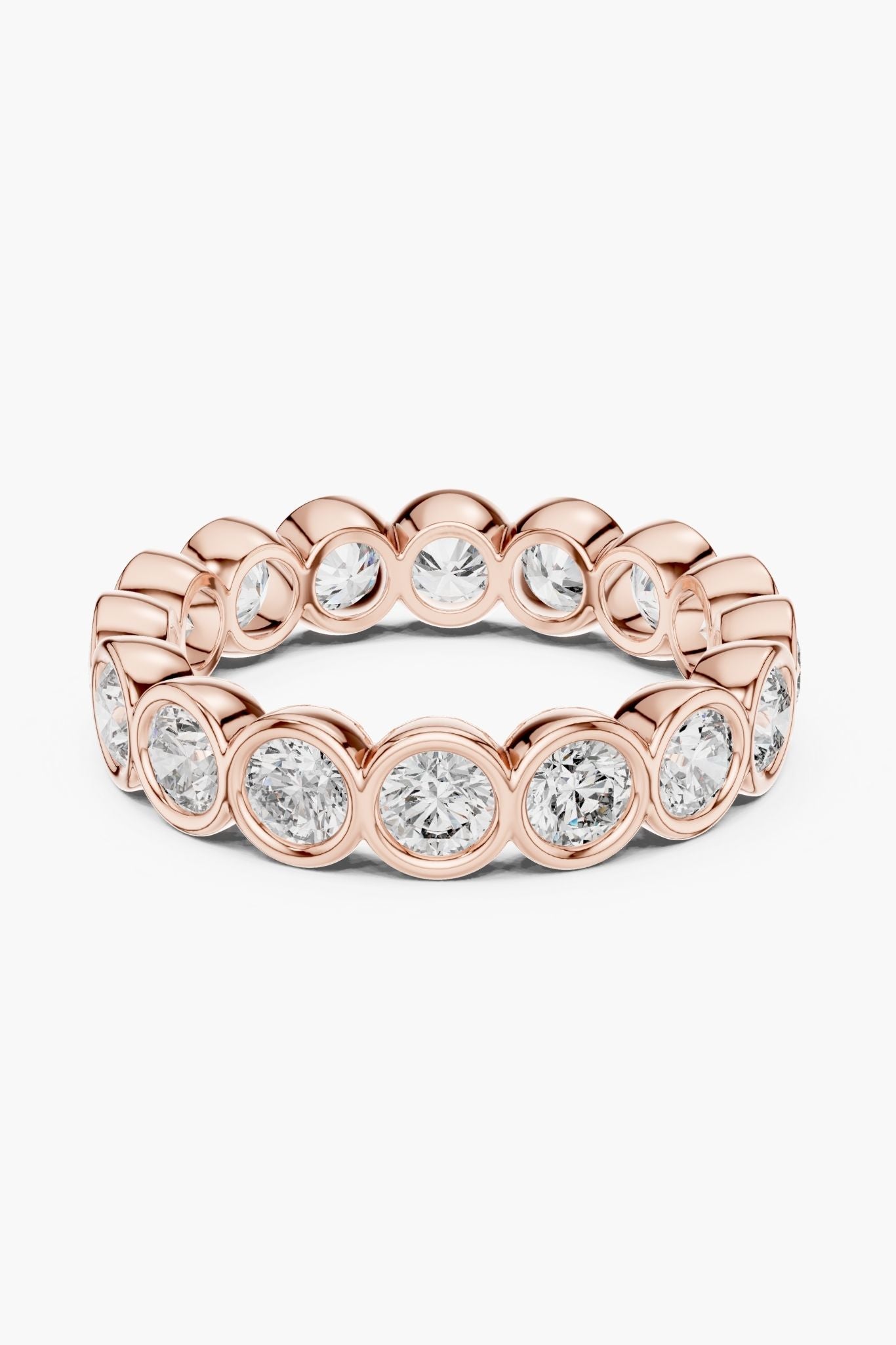 Bezel Diamond Eternity Band