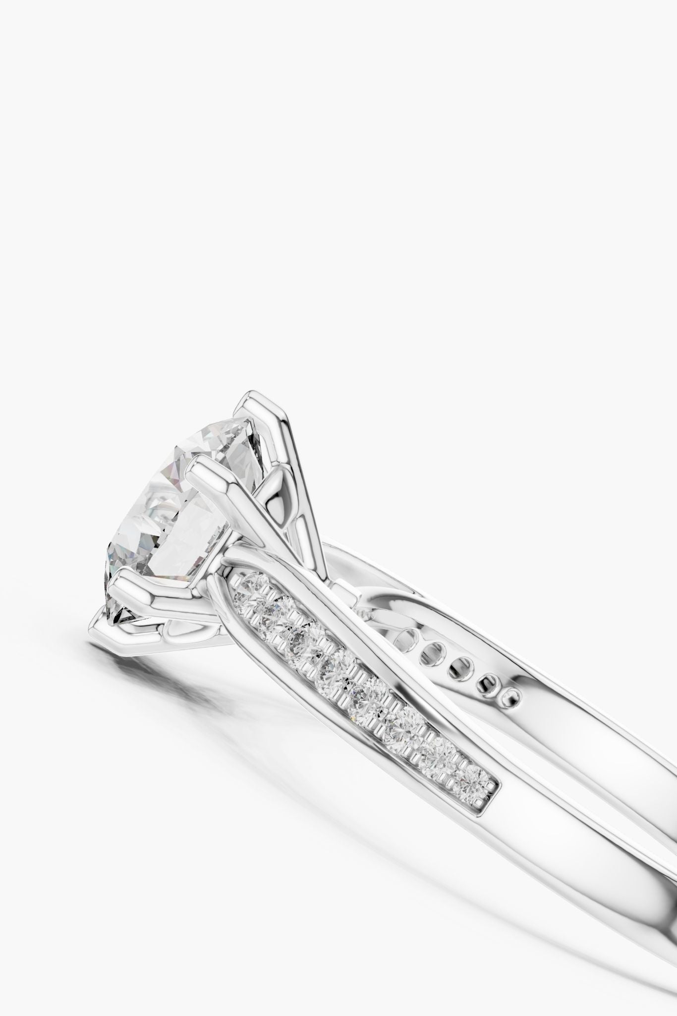 1ct Channel Band Solitaire Ring