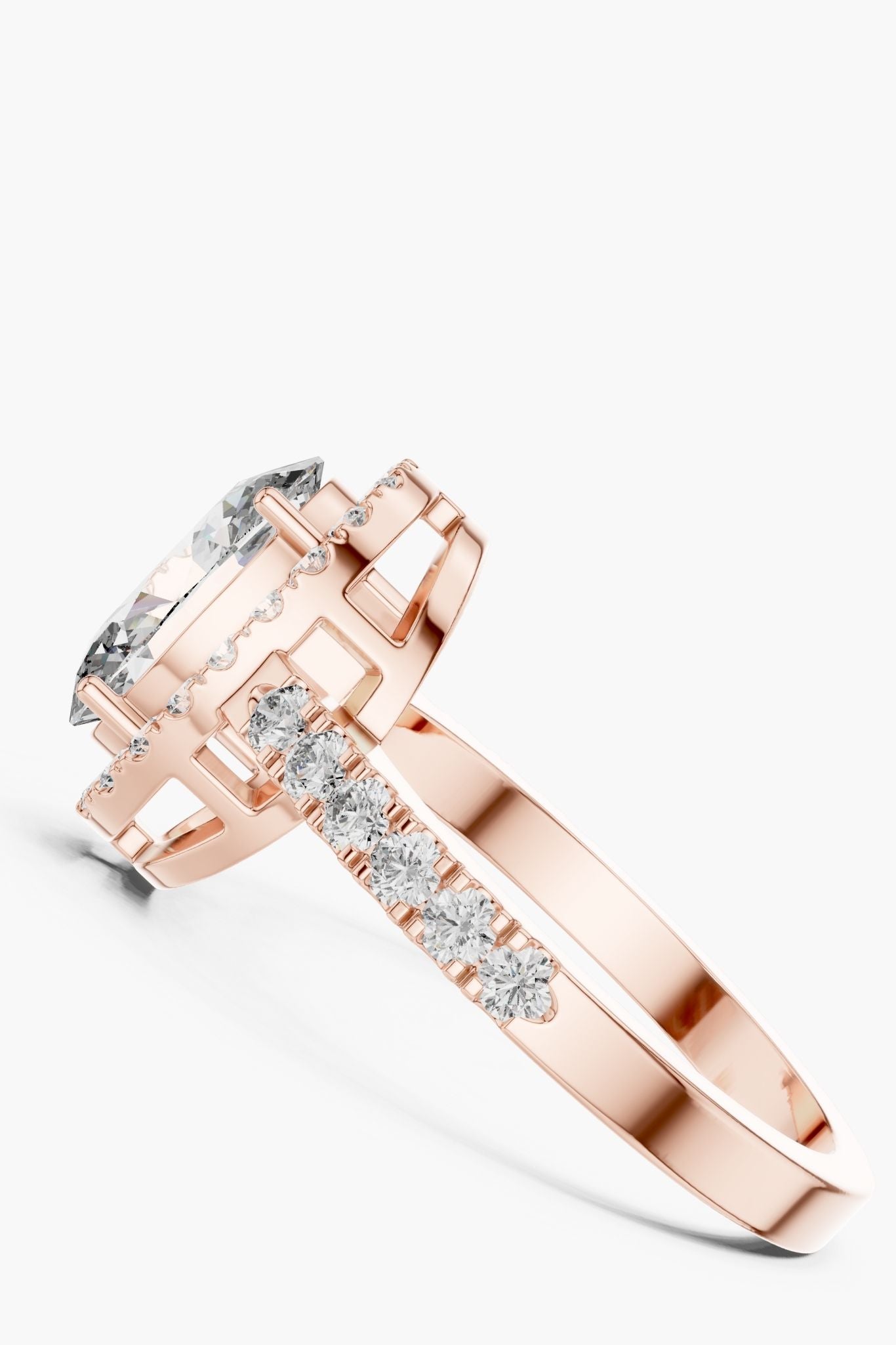 1.50ct Oval Halo Solitaire Ring