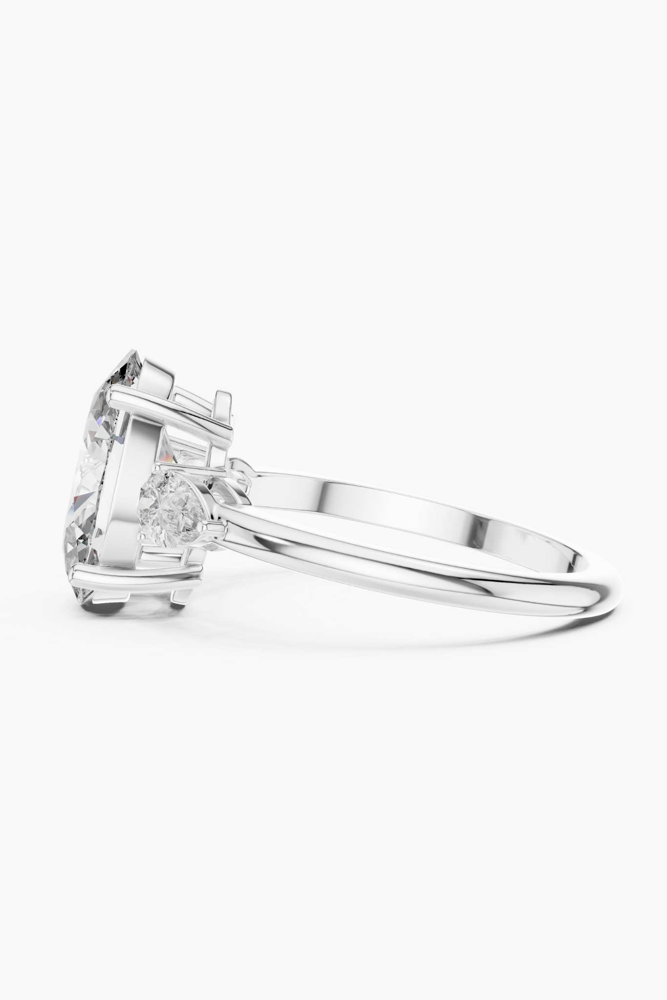 3ct Seren Oval Pear Diamond Ring