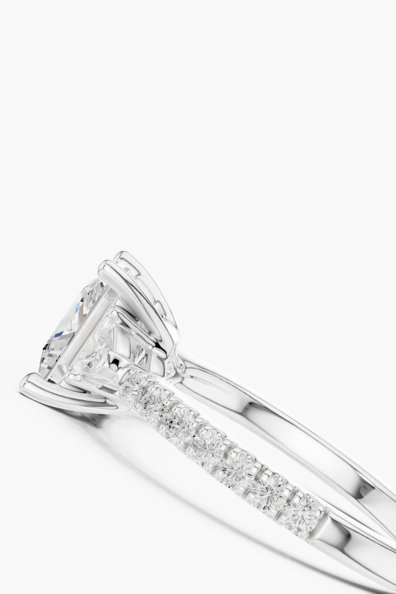 1.5ct Trinity Princess Diamond Ring
