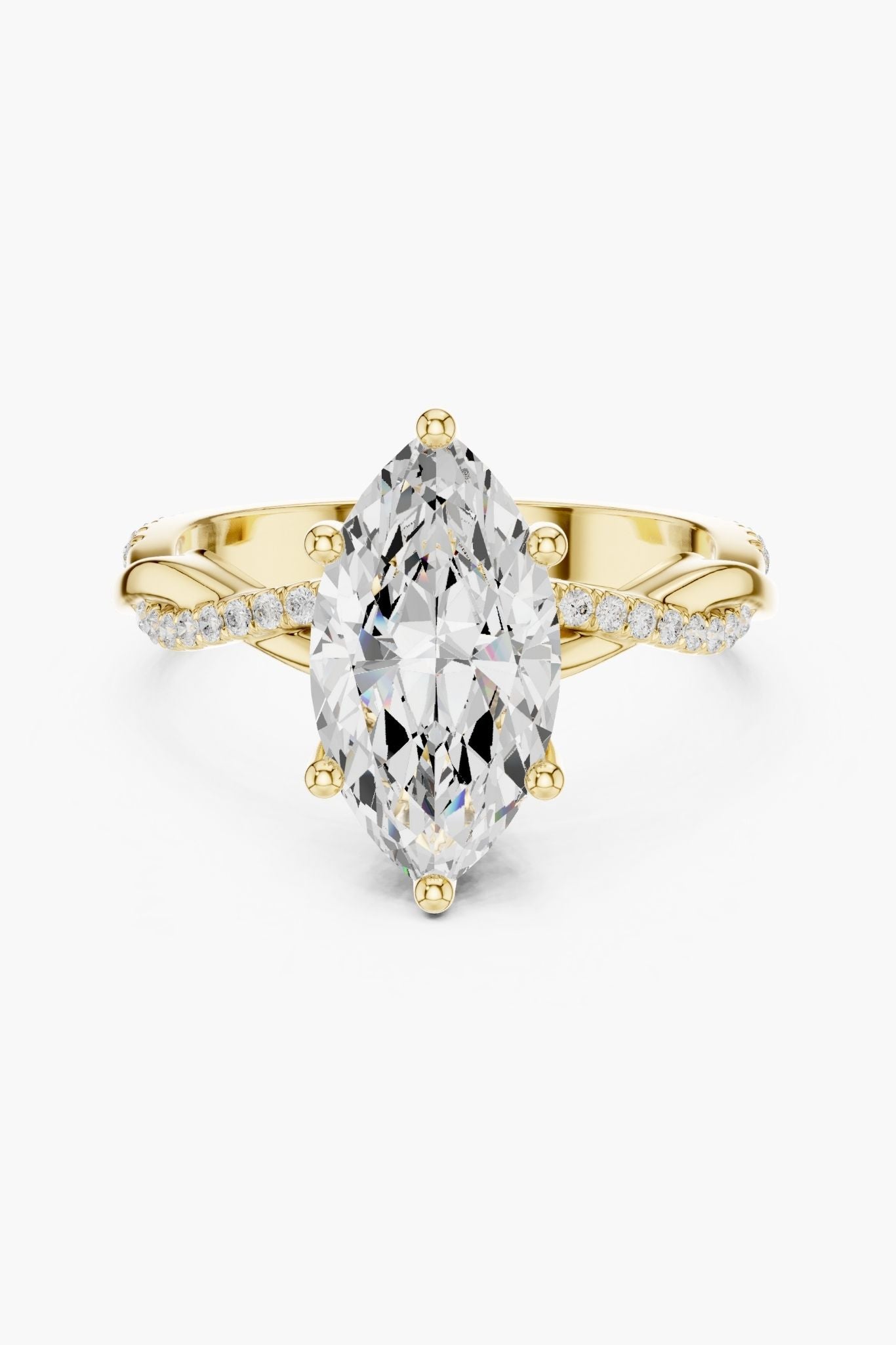2ct Vantage Marquise Solitaire Ring