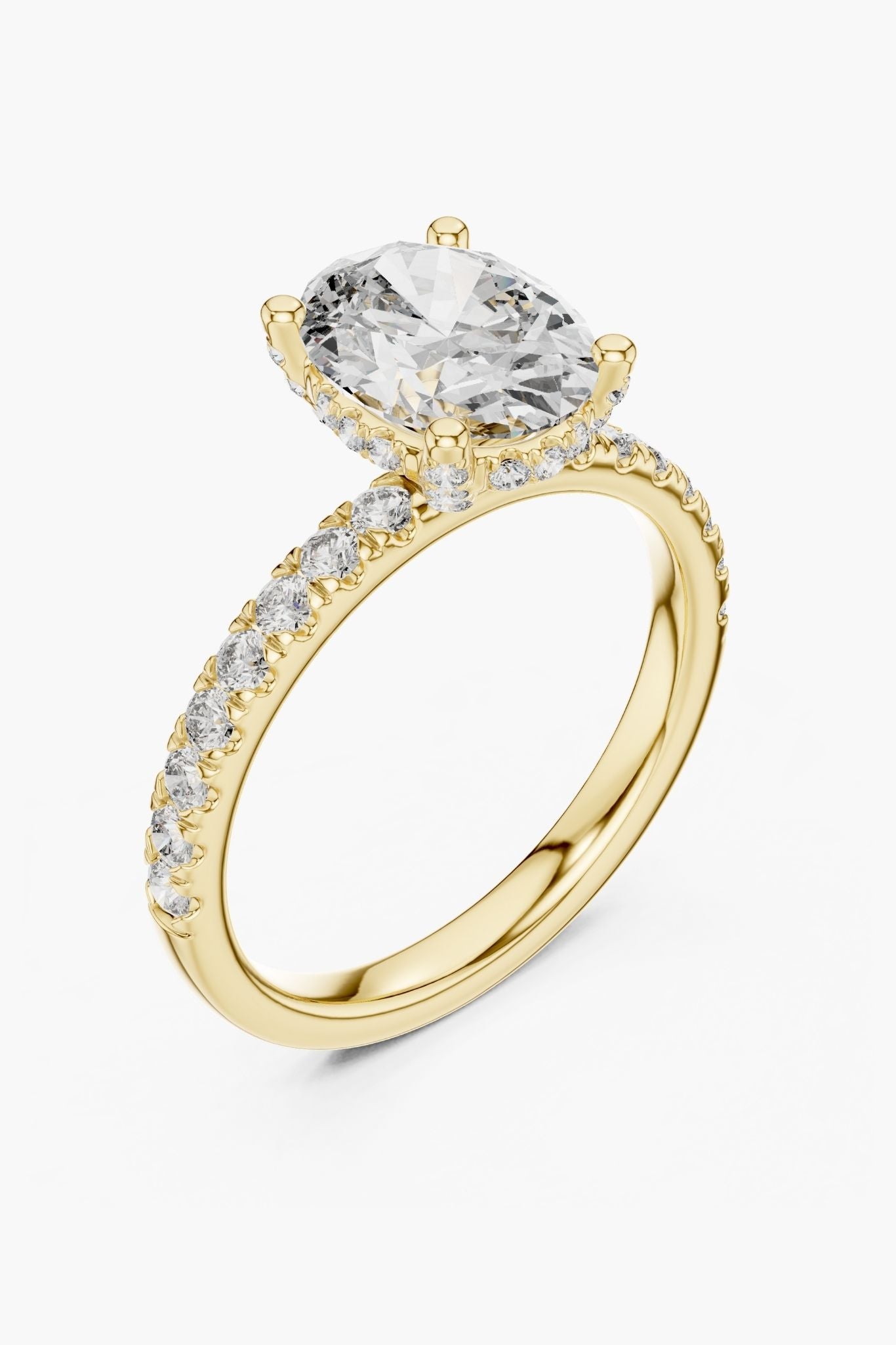 2 ct Oval Engagement Ring
