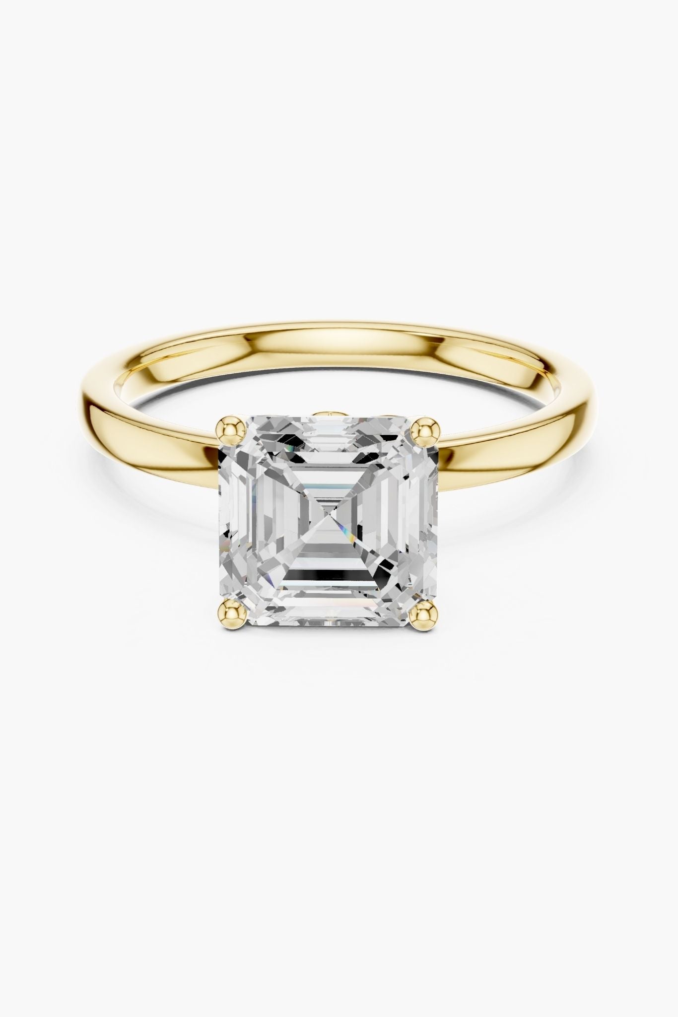 2ct Asscher Diamond Ring