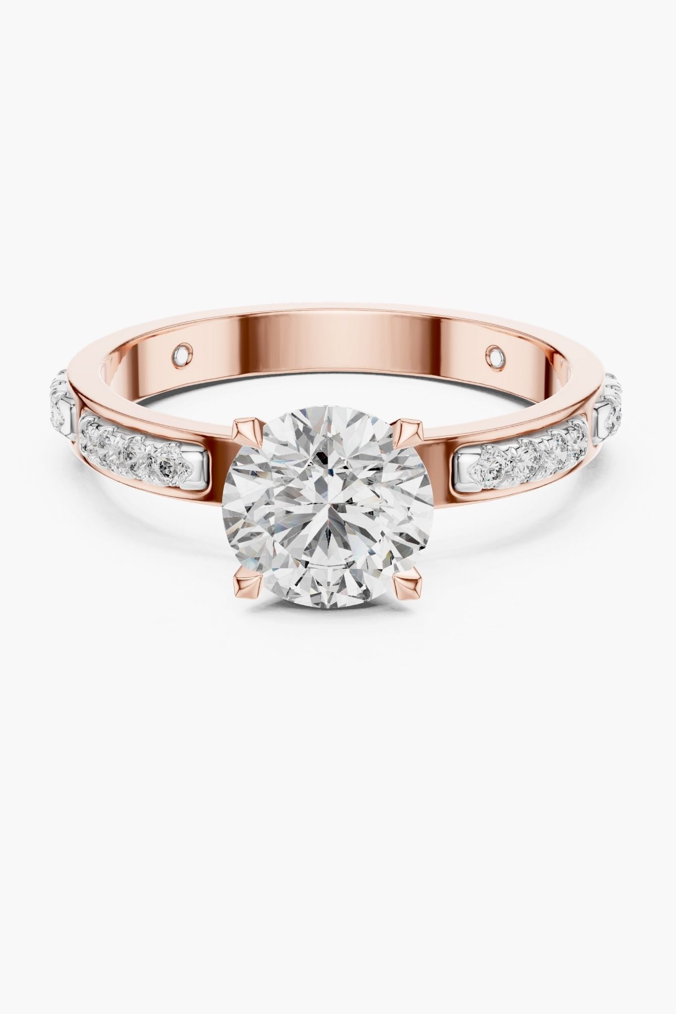 1ct Linea Spaced Solitaire Ring