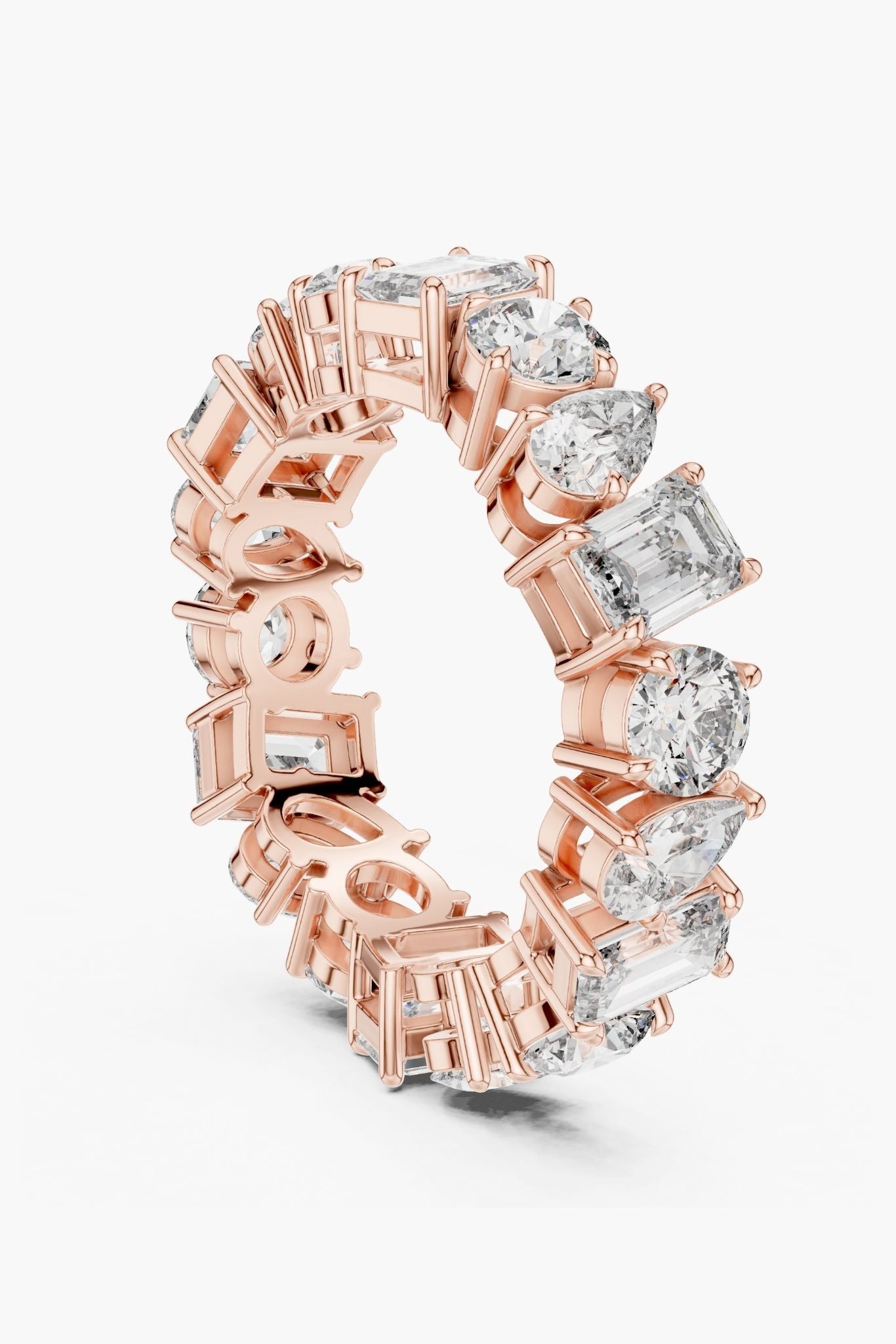 Mixed Shape Eternity Band