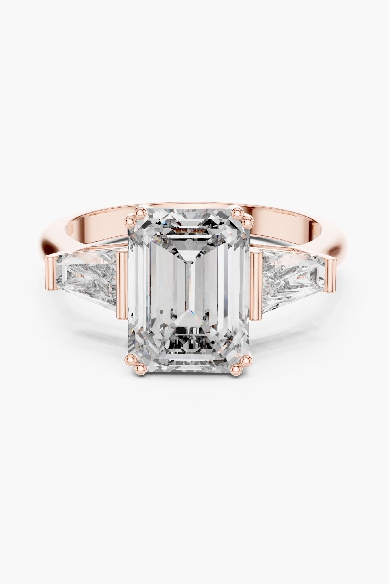 2.5ct Classic Emerald with Tapered Baguettes