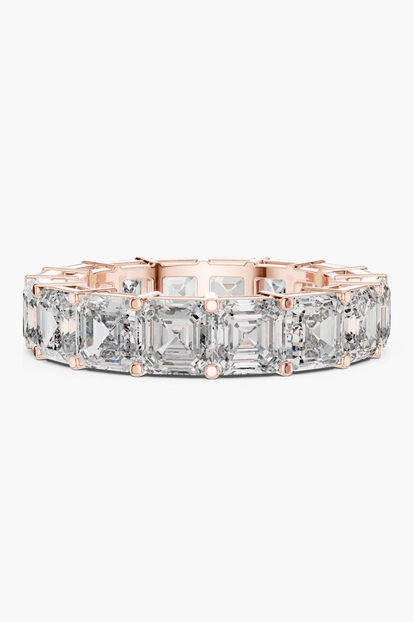 0.50 ct Emerald-Cut Diamond Eternity Band