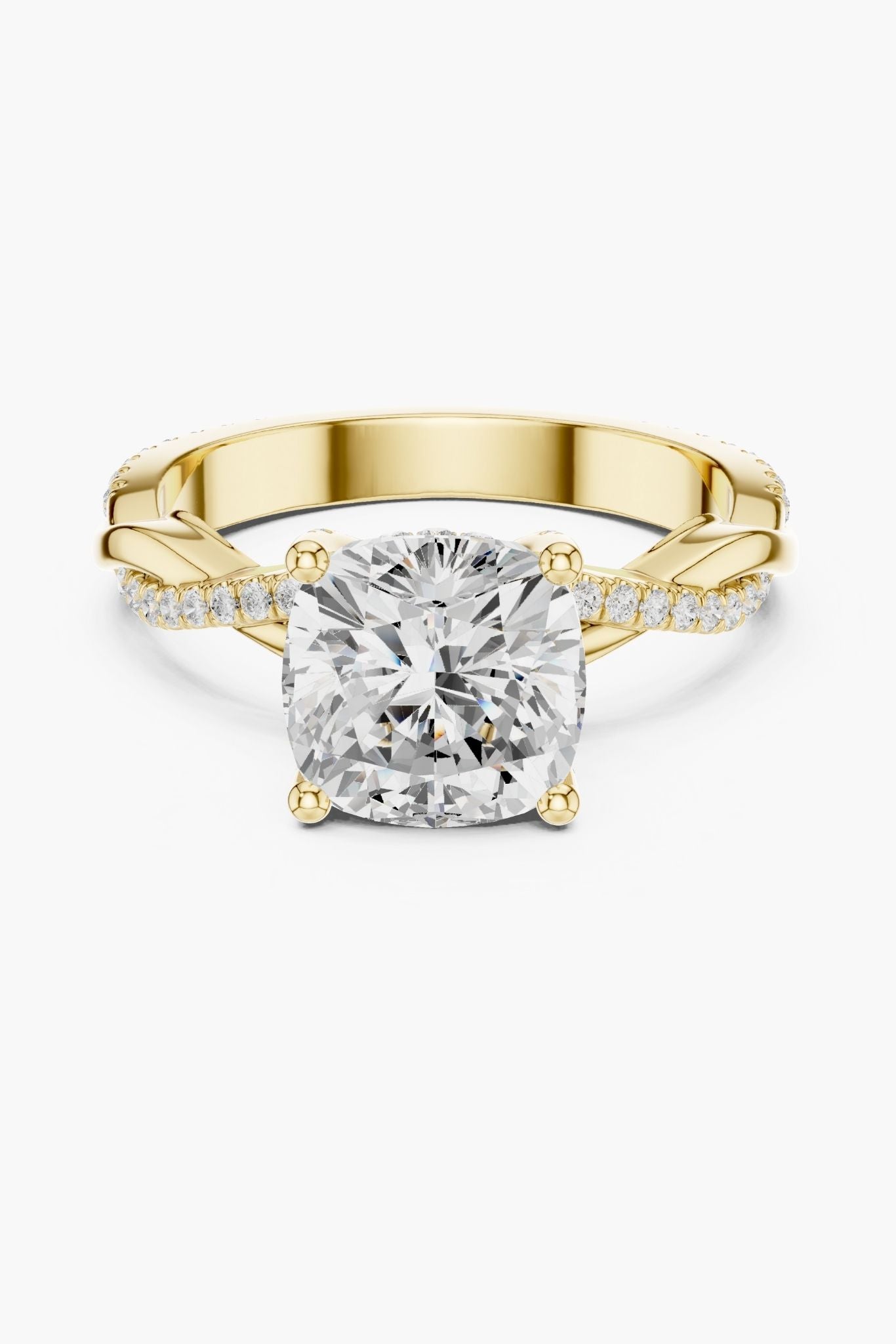 2ct Prism Asscher Solitaire Ring