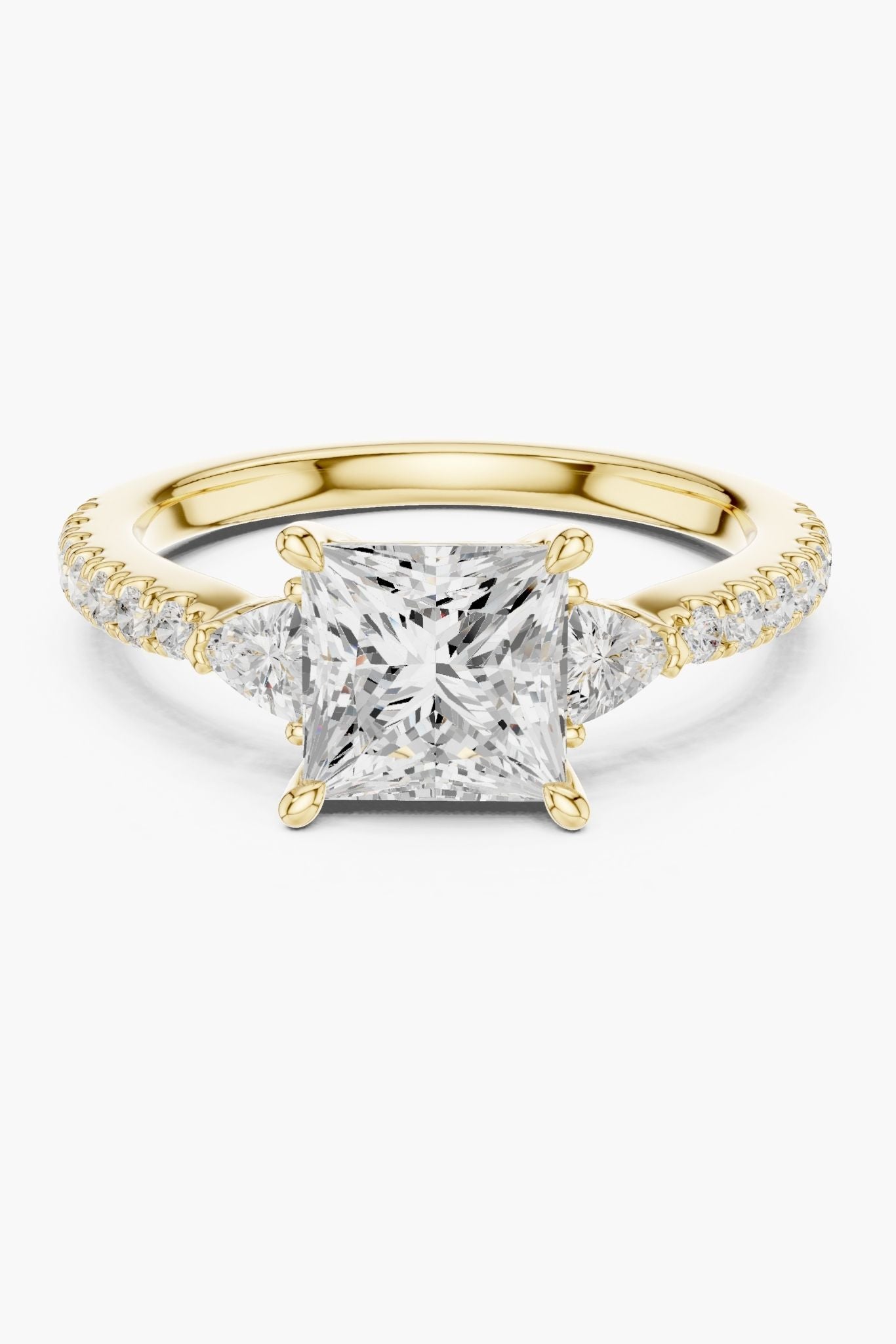 1.5ct Trinity Princess Diamond Ring