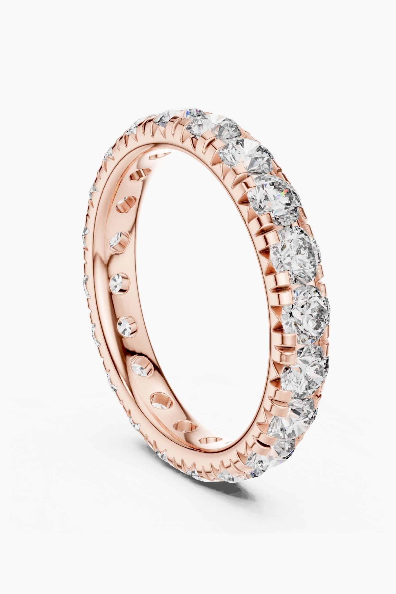 Classic Round Diamond Eternity Band