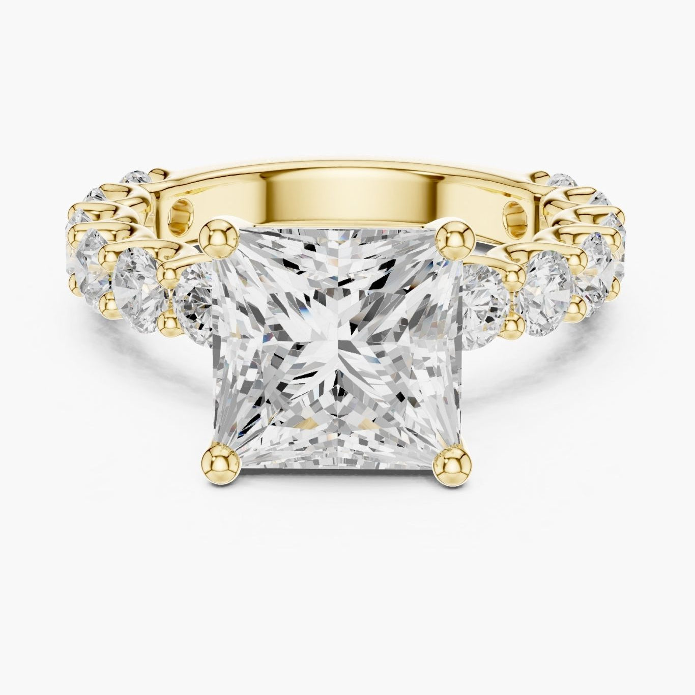 4ct Princess Regalia Solitaire