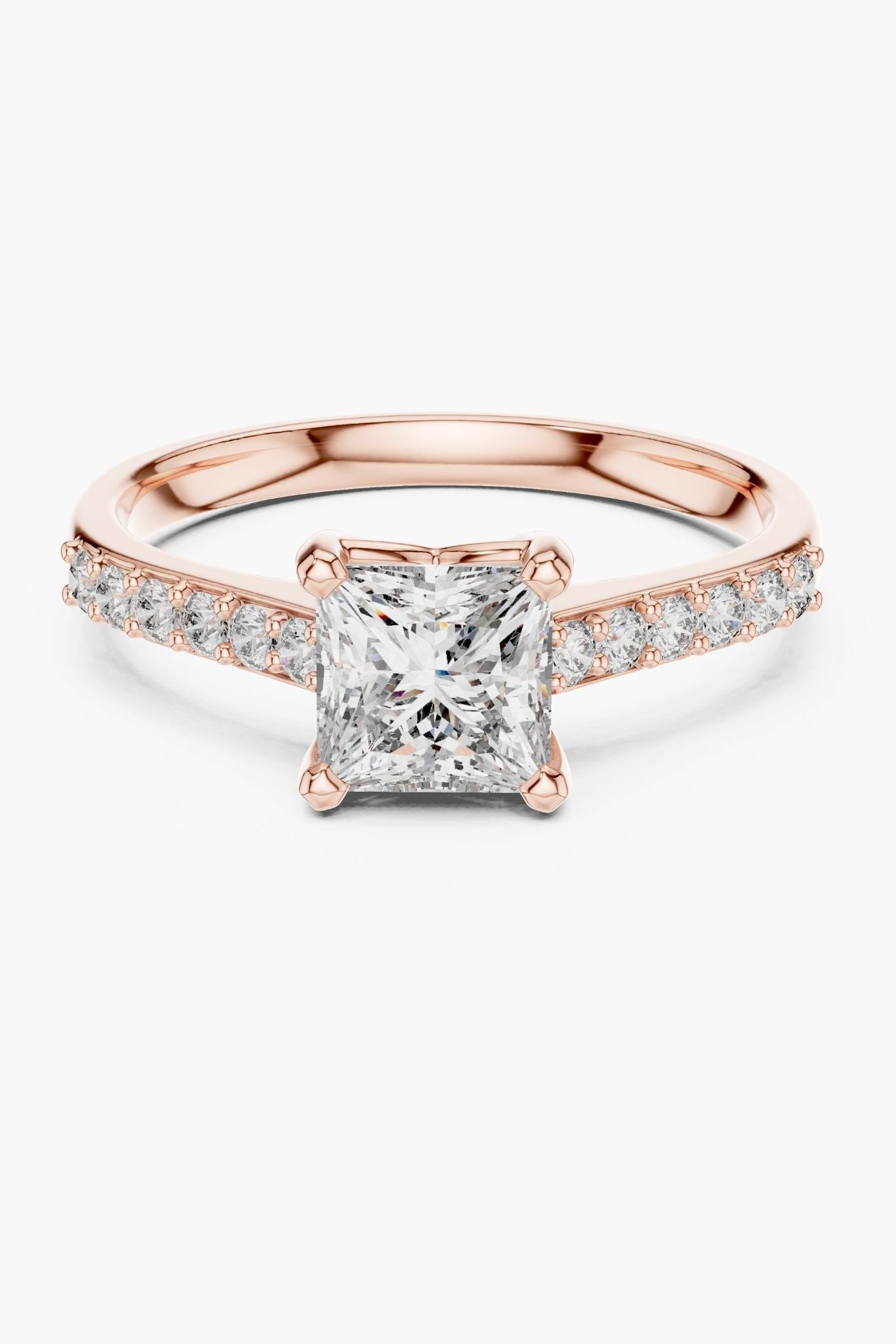1ct Princess Solitaire Ring