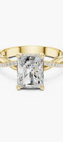 2ct Glowline Radiant Solitaire Ring