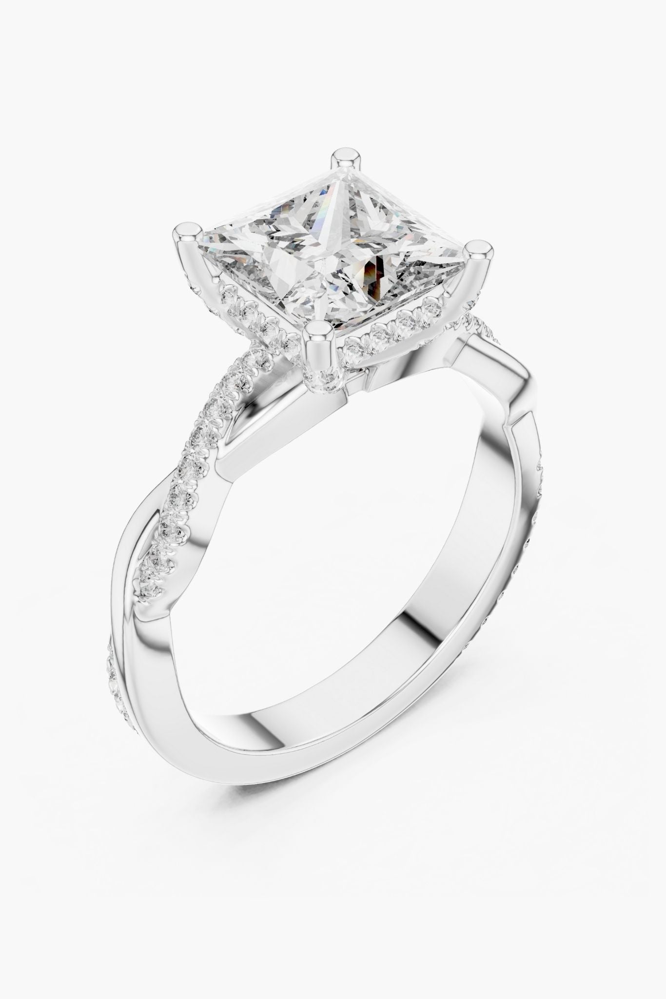 2 ct  Vertex Engagement Ring