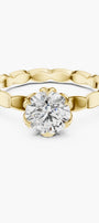 1ct Sculpted Solitaire Ring