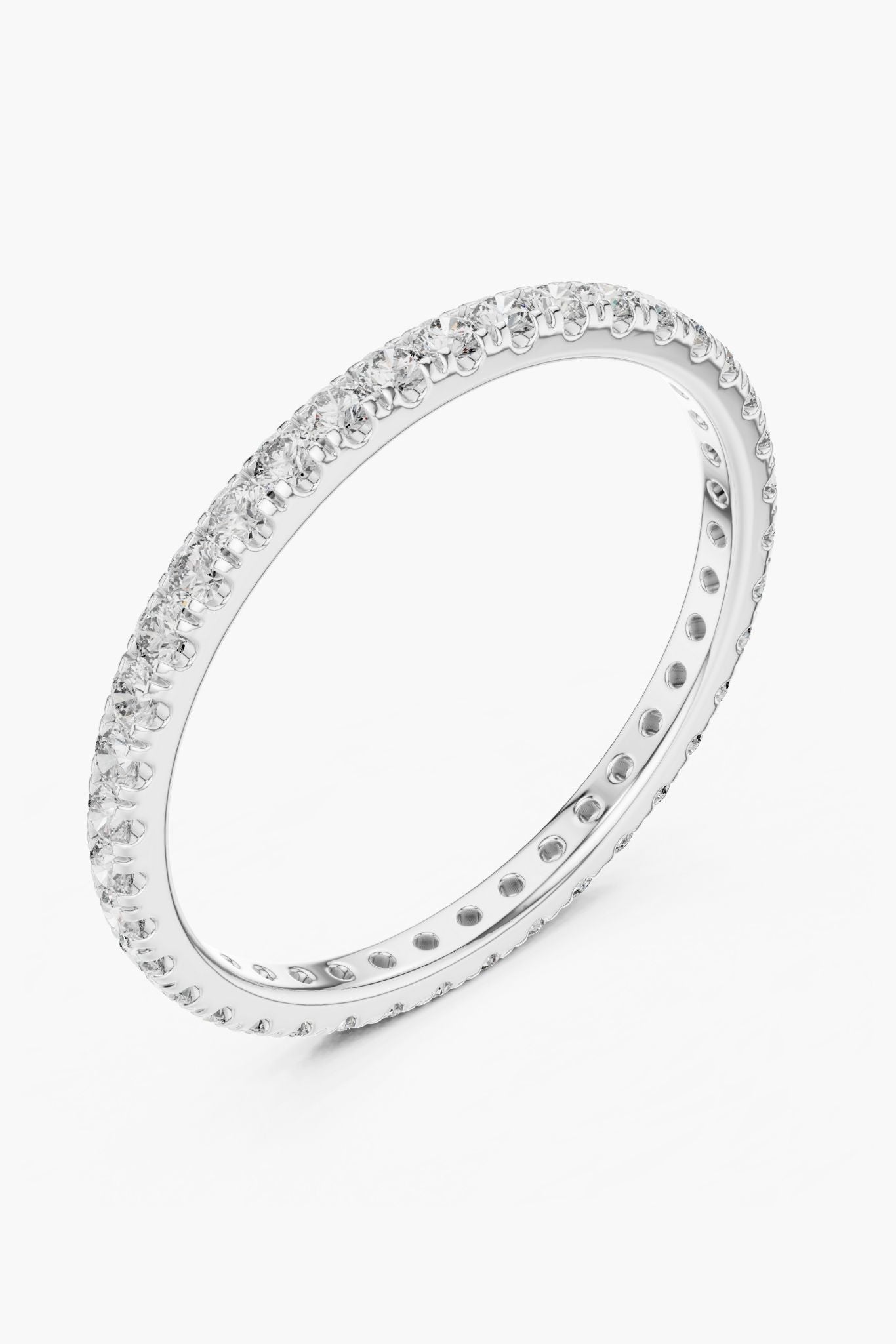 Round Eternity Pave Band