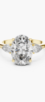 3ct Seren Oval Pear Diamond Ring