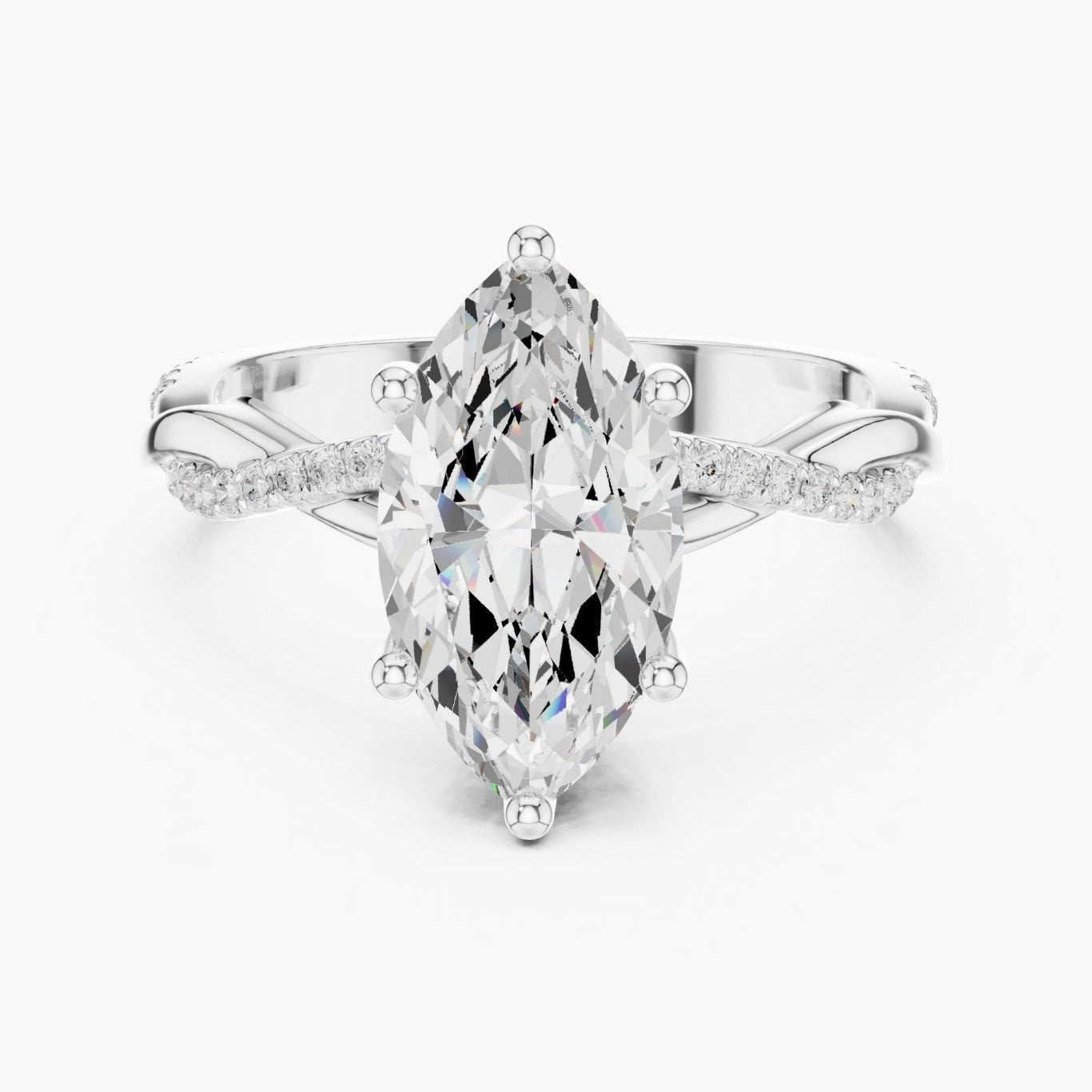 2ct Vantage Marquise Solitaire Ring