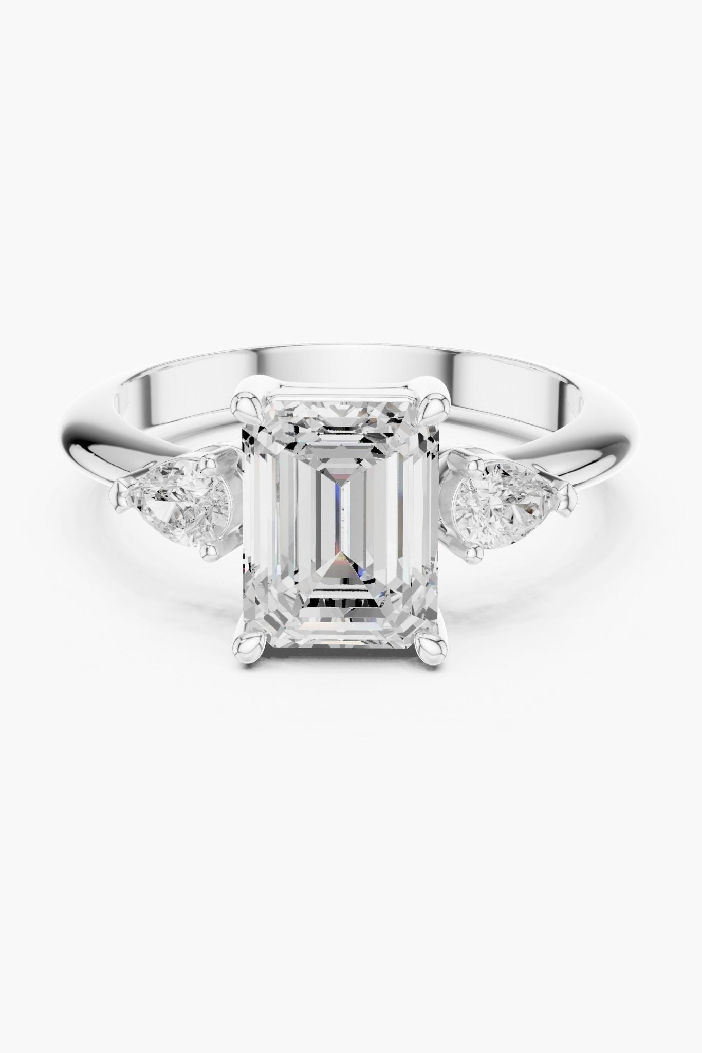 2ct Edge Trio Ring