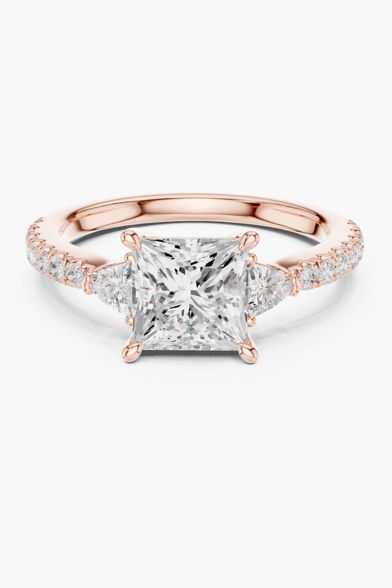 1.5ct Trinity Princess Diamond Ring