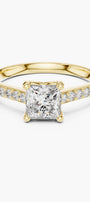 1ct Princess Solitaire Ring