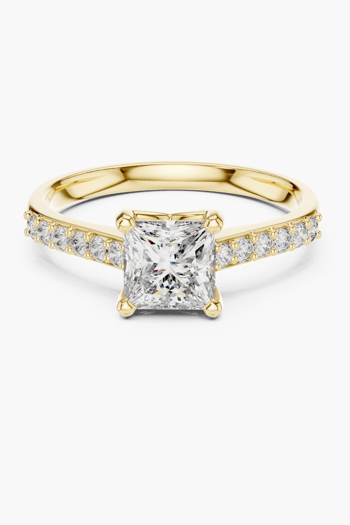 1ct Princess Solitaire Ring