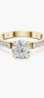 1ct Linea Spaced Solitaire Ring