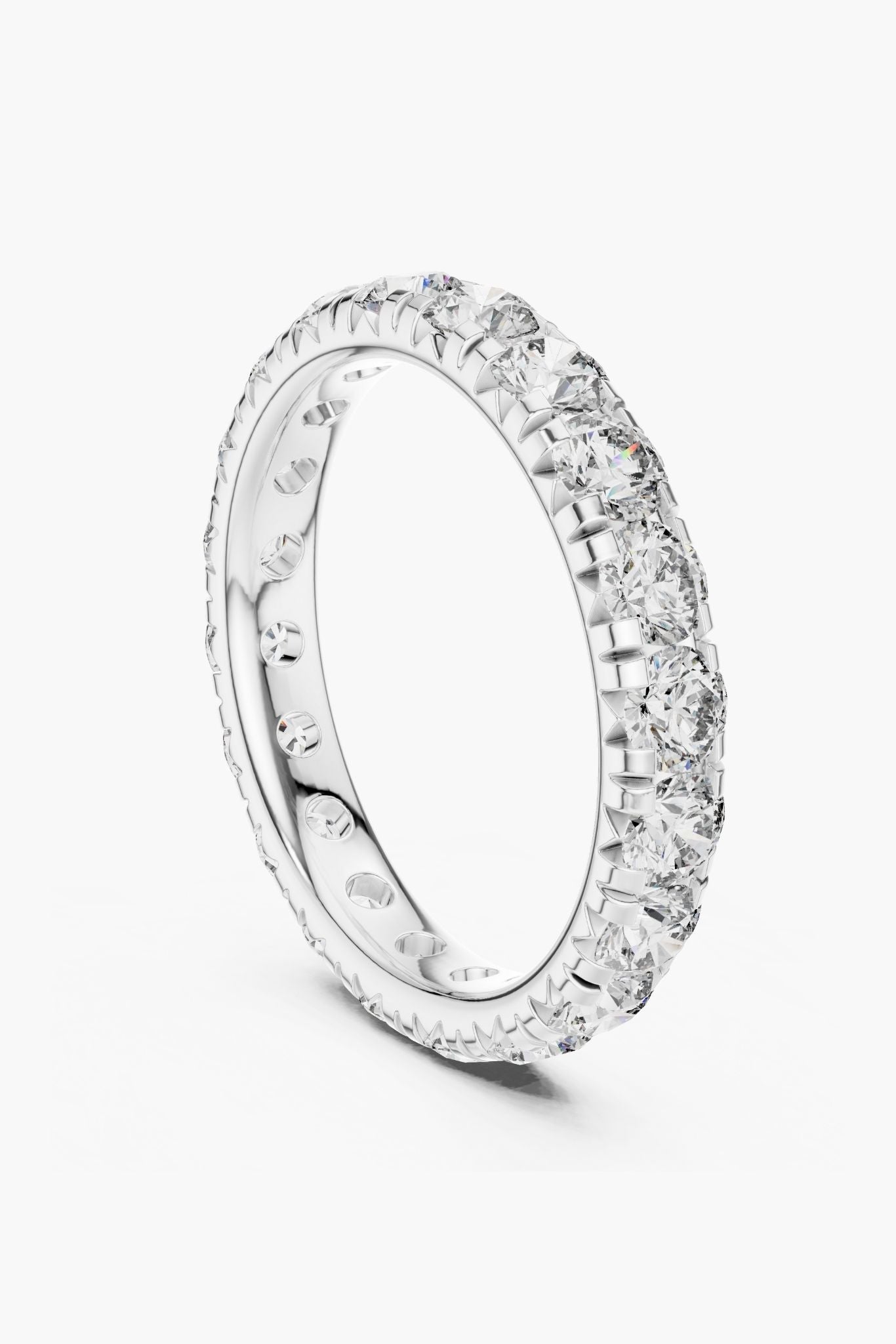 Classic Round Diamond Eternity Band