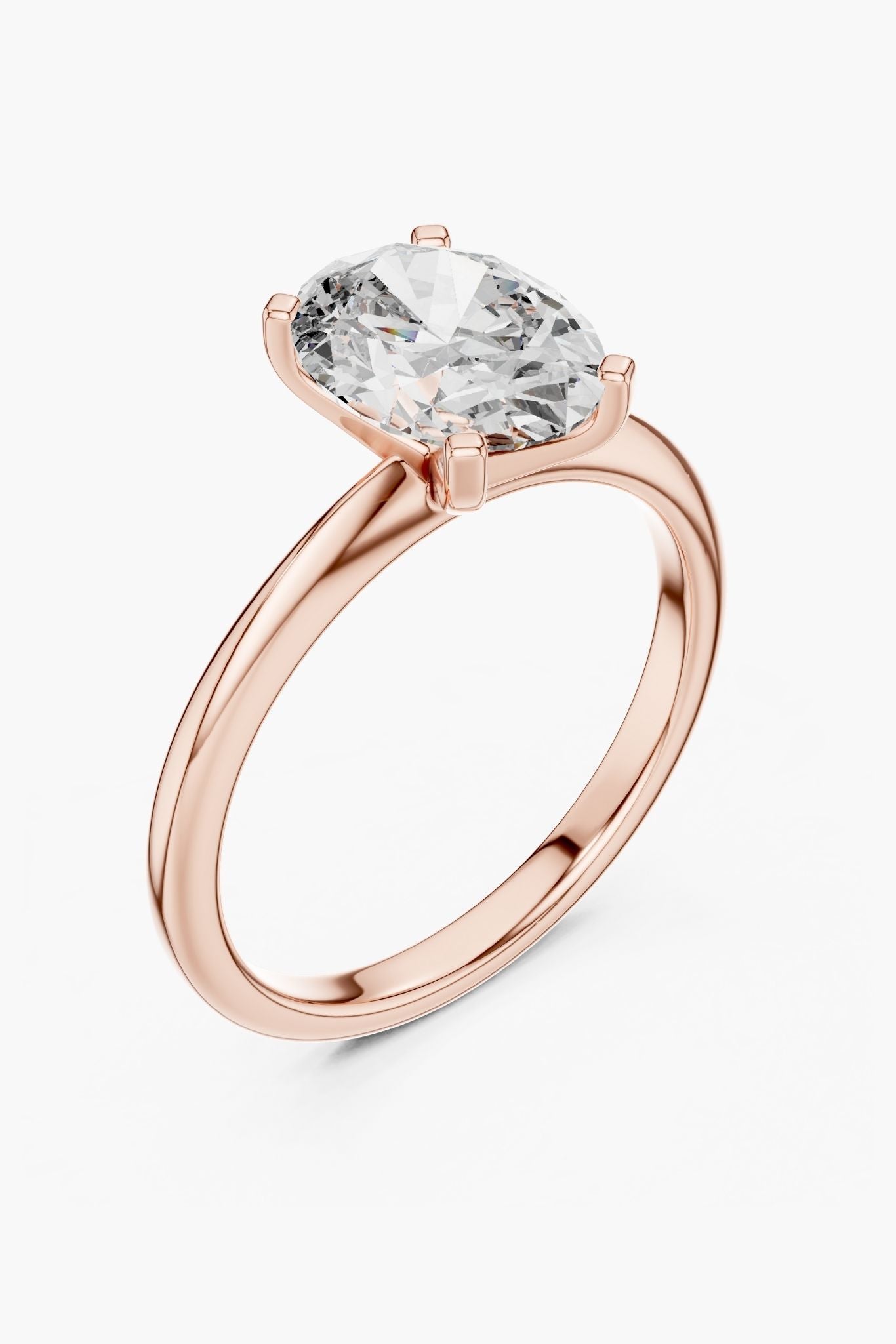 2.5 ct Classic Oval Solitaire Ring