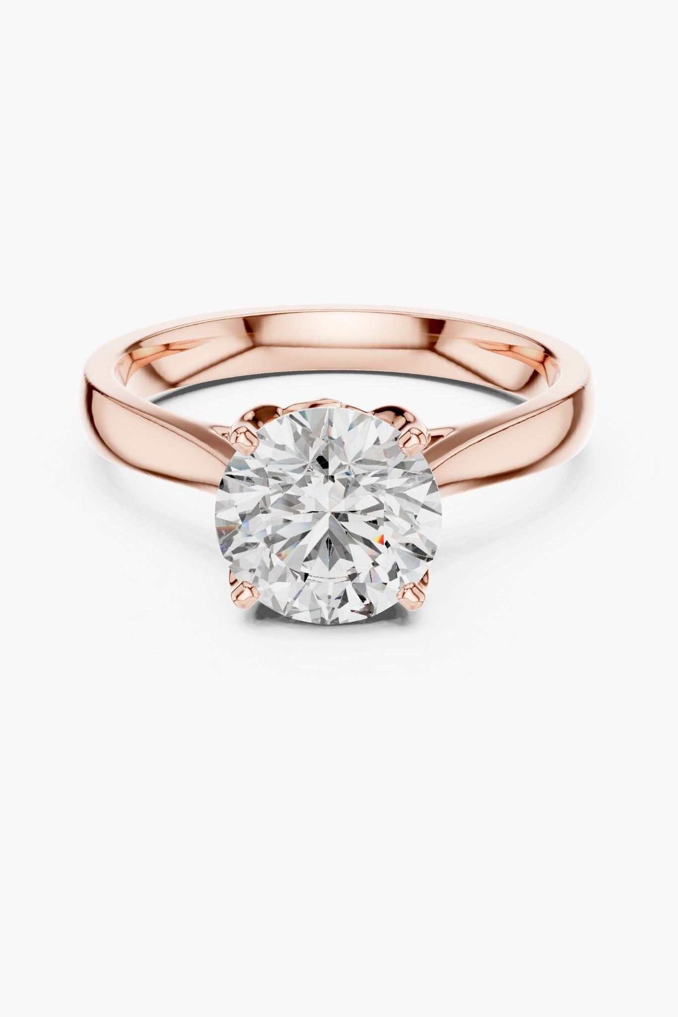 2ct Classic Round Solitaire Ring
