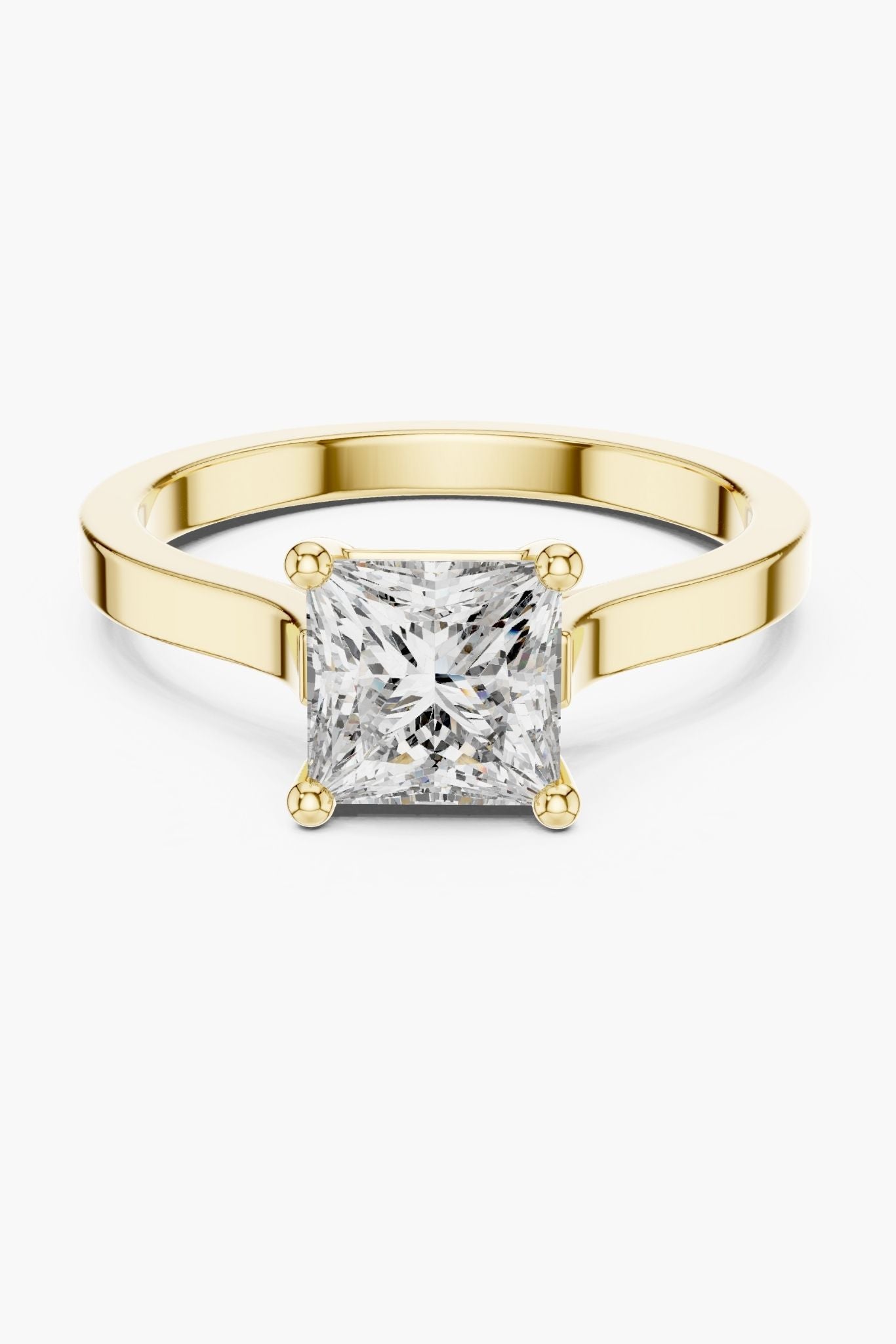 1ct Princess Cut Engagement Ring