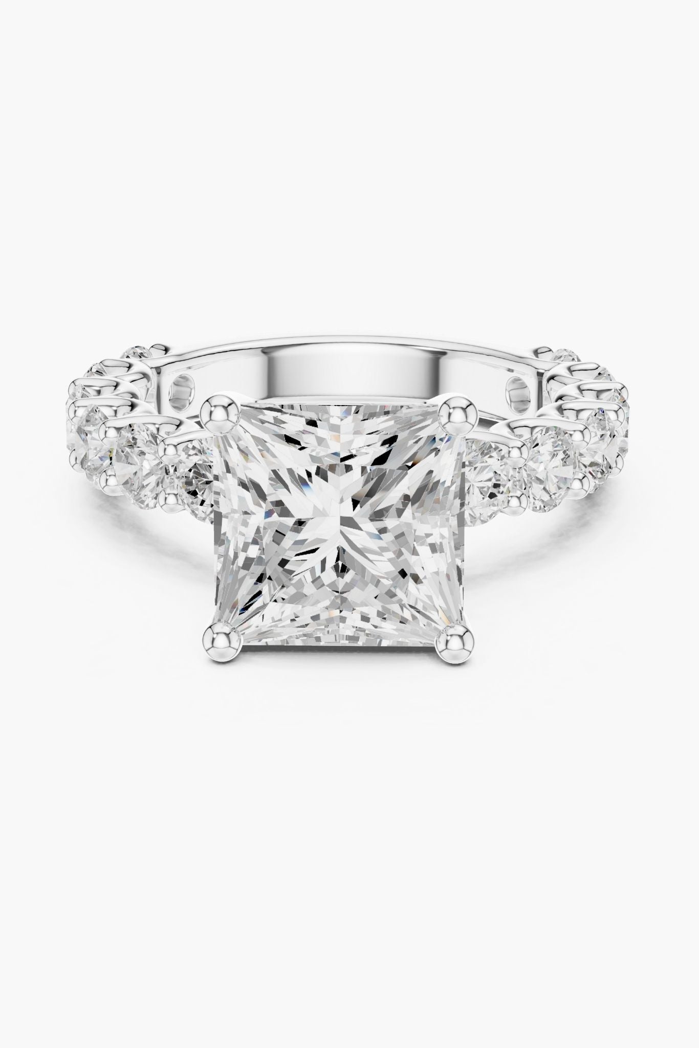 4ct Princess Regalia Solitaire