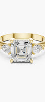 2ct Mirror Trio Ring