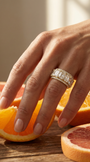 Linea .75ct Radiant Eternity Band