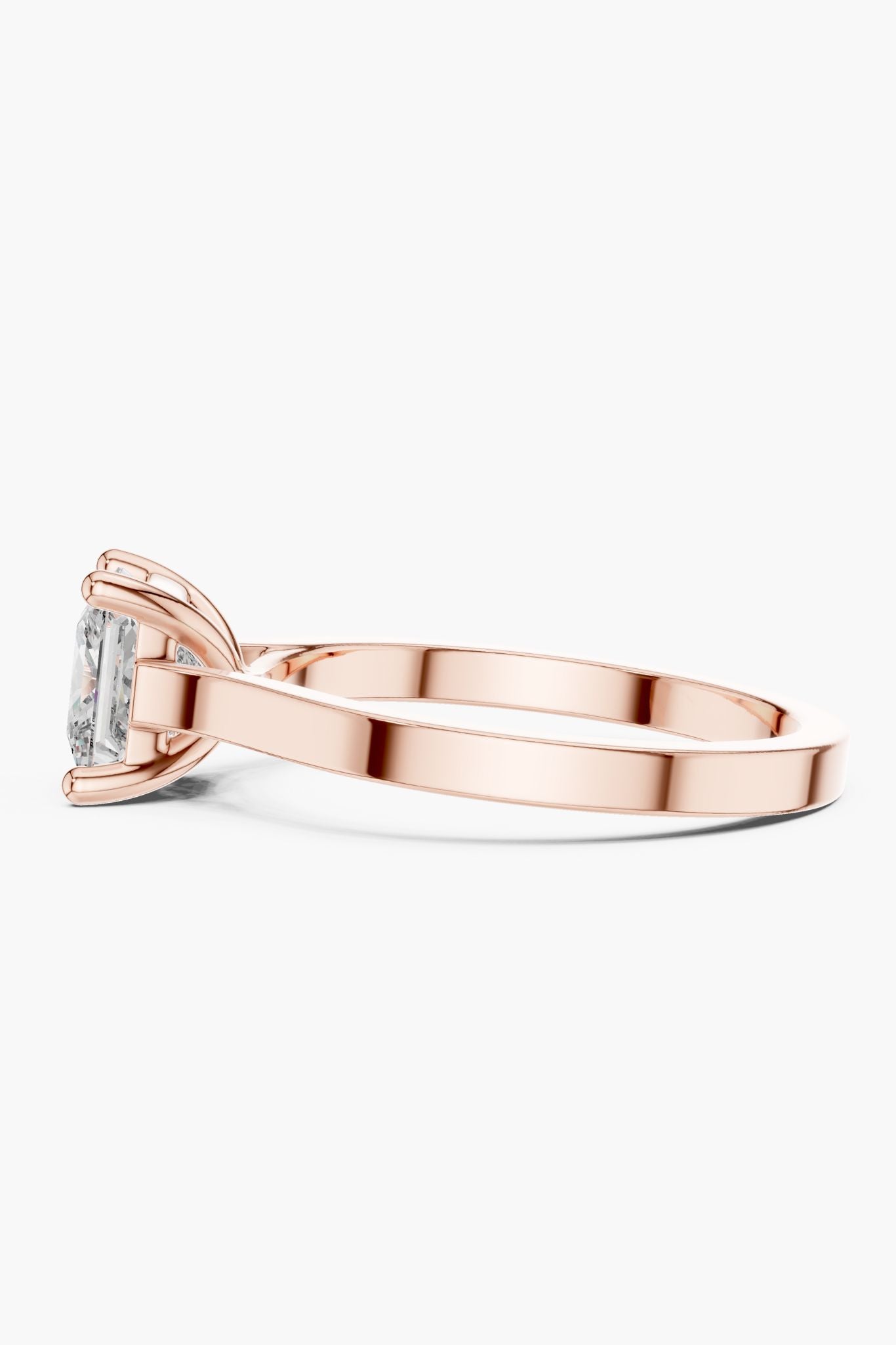 1ct Princess Cut Engagement Ring