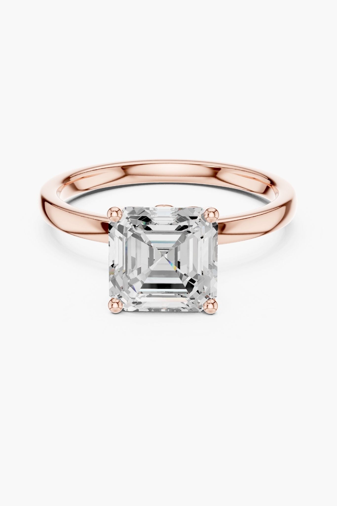 2ct Asscher Diamond Ring