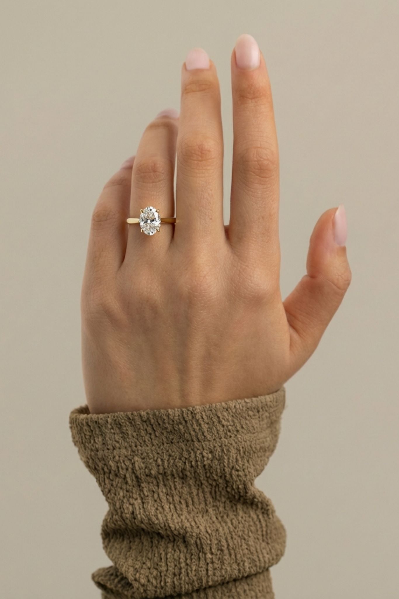 1.50ct Oval Hidden Halo Ring