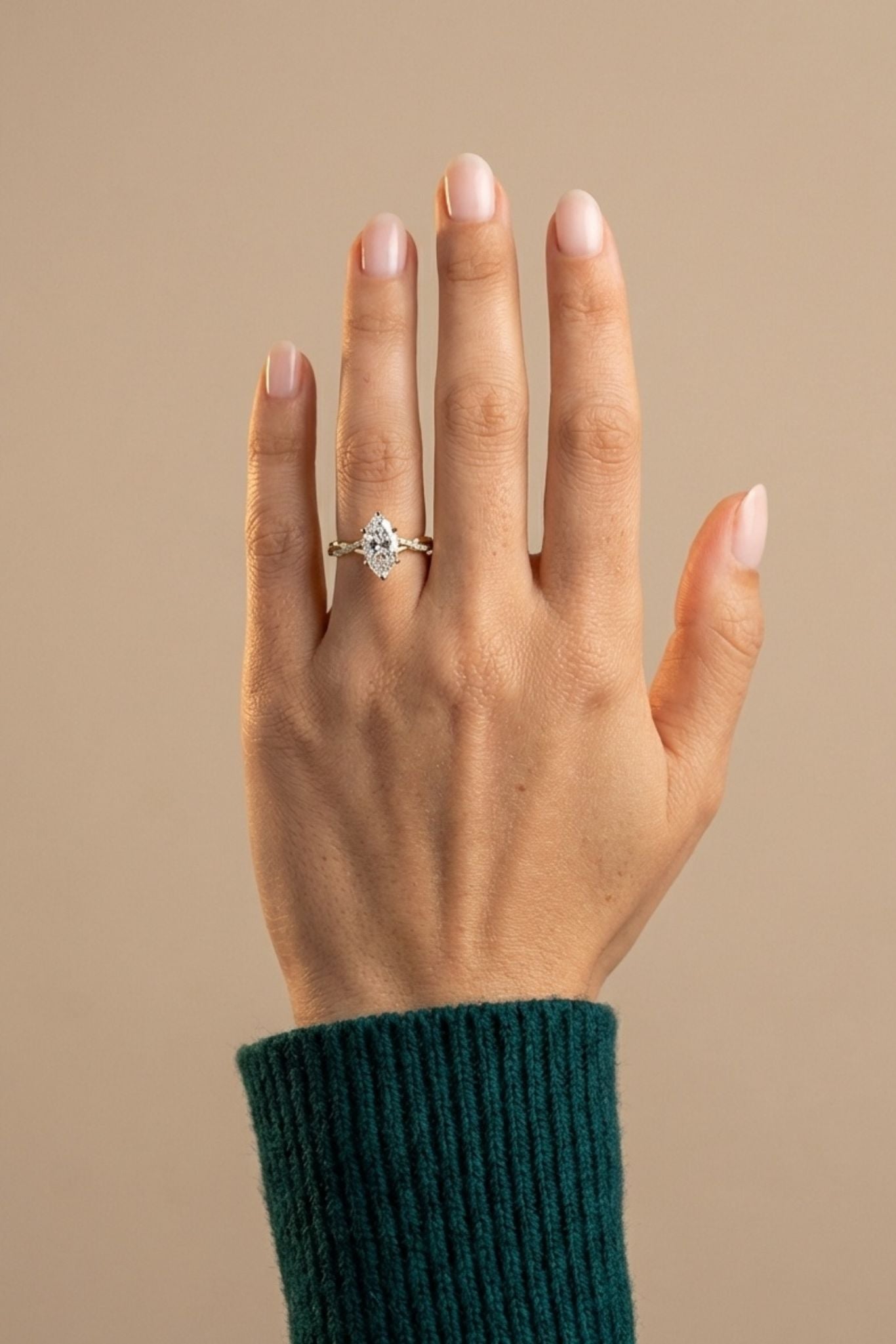 2ct Vantage Marquise Solitaire Ring