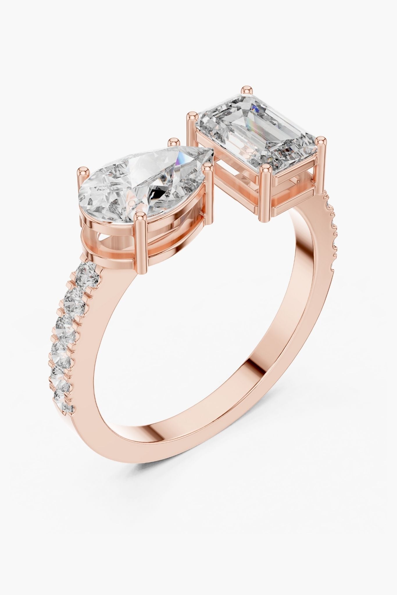 Toi et Moi Dual Diamond Ring