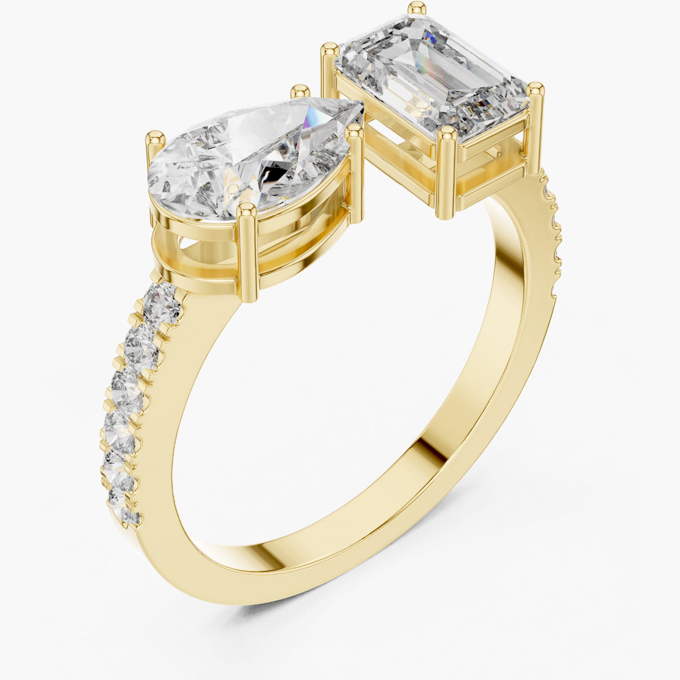 Toi et Moi Dual Diamond Ring