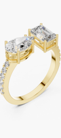 Toi et Moi Dual Diamond Ring