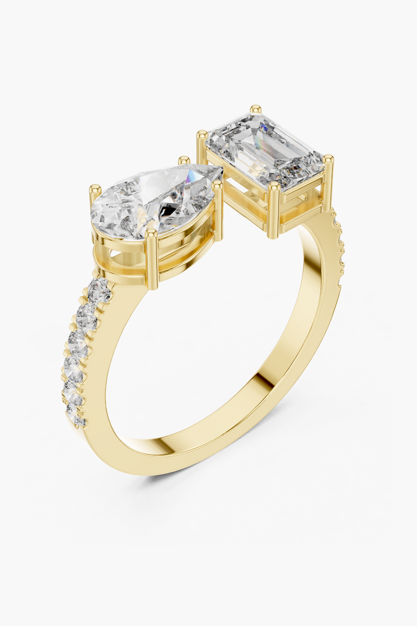 Toi et Moi Dual Diamond Ring